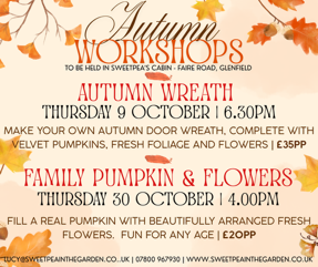 Autumn Wreath Making Workshop - 9|10|2025 6.30pm